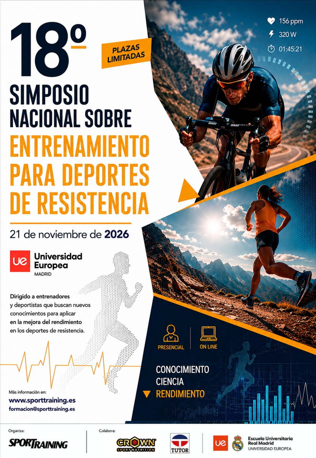 18º SIMPOSIO NACIONAL SOBRE ENTRENAMIENTO PARA DEPORTES DE RESISTENCIA (asistencia presencial)
